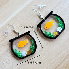 "Sally" Fishbowl Earrings