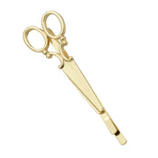 1pc Punk Gold Silver Scissors Hair Clips Barrette Women Fashion Hair Accessories-4 width=100 