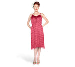 "Leander" 1950s Style Fringe Dress width=100 