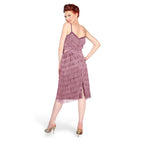 "Leander" 1950s Style Fringe Dress width=100 