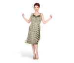 "Leander" 1950s Style Fringe Dress width=100 