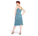 "Leander" 1950s Style Fringe Dress width=100 
