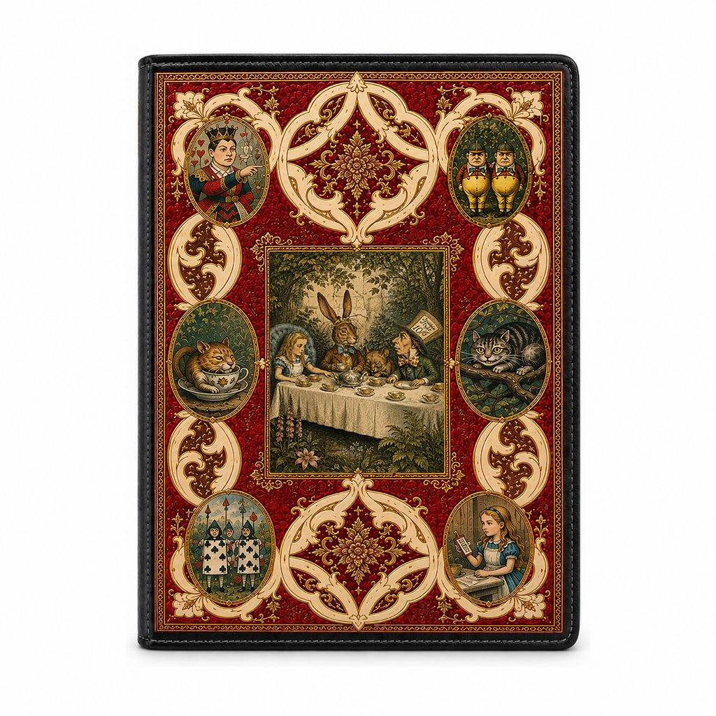 "Alice in Wonderland" Cameos Book Clutch
