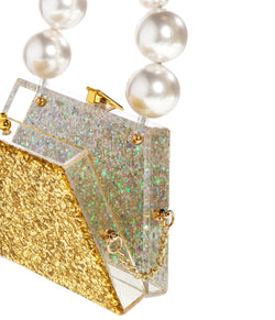 Forever Love Glitter Top Handle Acrylic Clutch-1 width=100 
