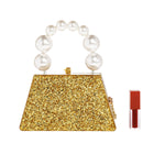 Forever Love Glitter Top Handle Acrylic Clutch-0