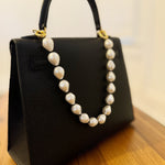 Pearl And Bead Bag Charm-0