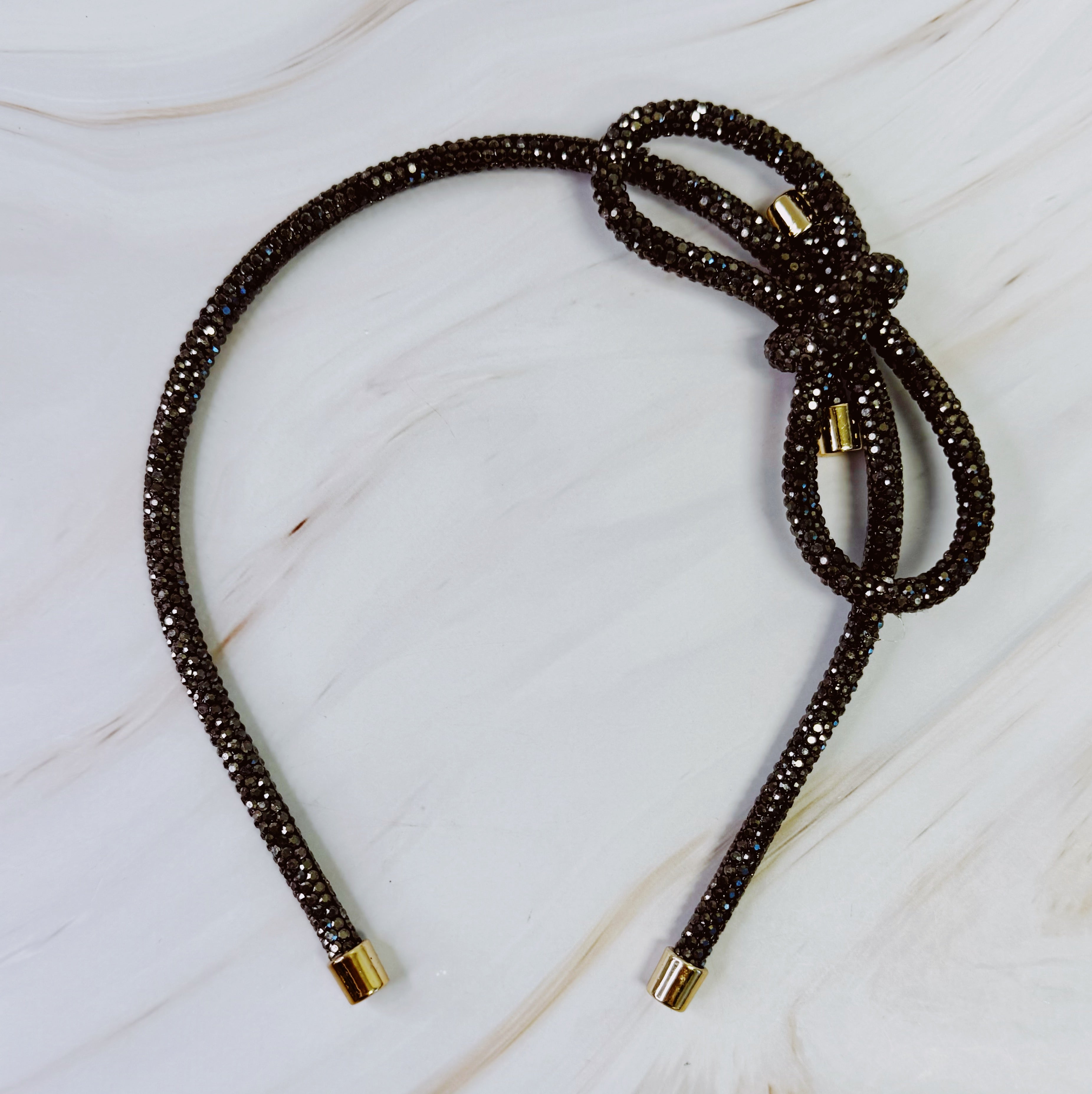 Bling Tube Bow Headband-2