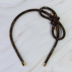 Bling Tube Bow Headband-2 width=100 
