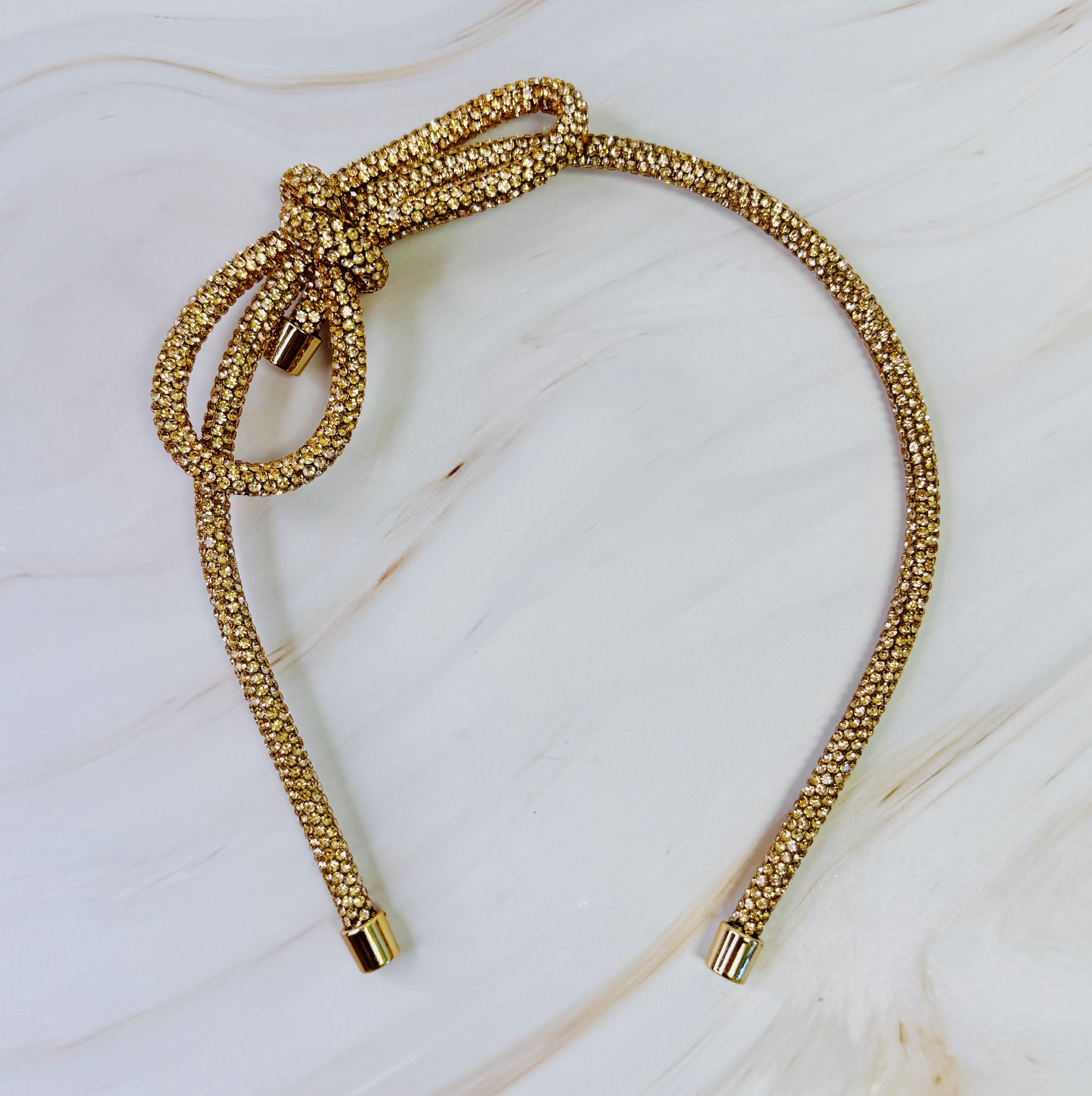 Bling Tube Bow Headband-4