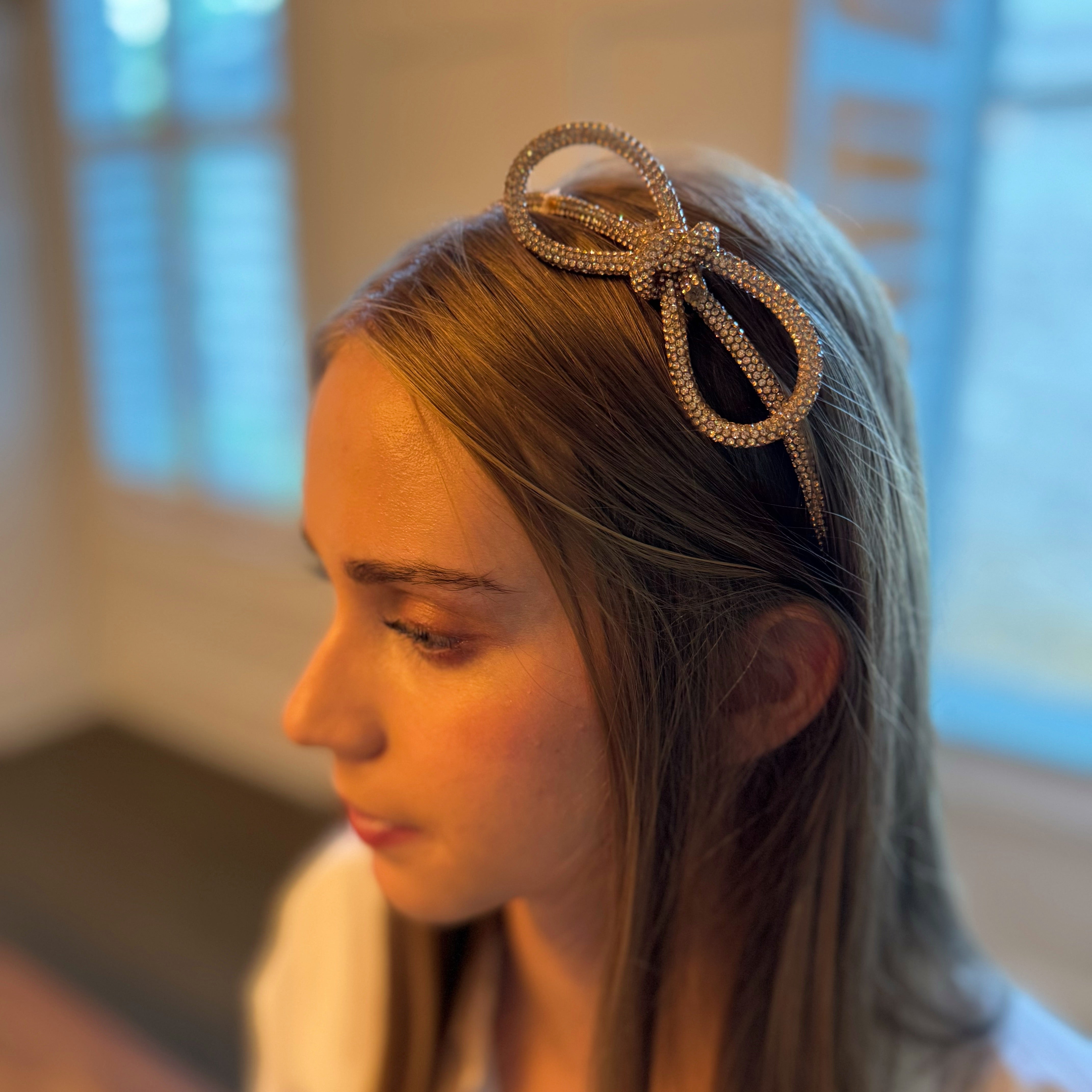 Bling Tube Bow Headband-1