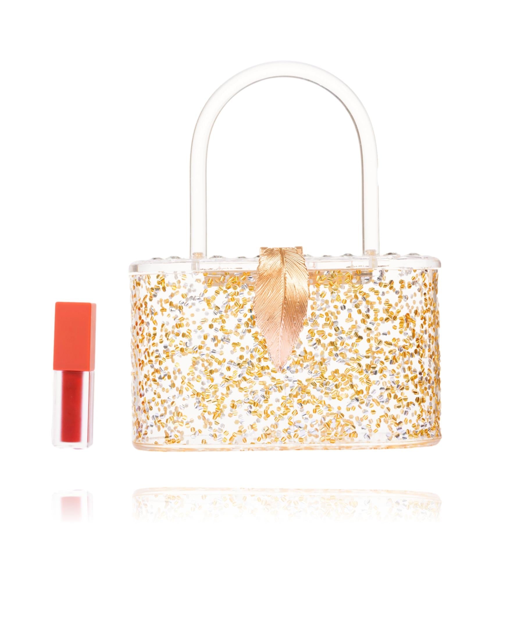 Gold Silver Glitter confettie bag-3