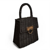 "Capretta" Straw Beach Bag width=100 
