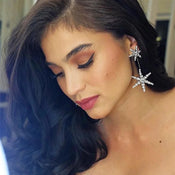 "Laureyne" Star Earrings width=100 
