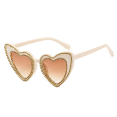 "Wynora" Heart Sunglasses