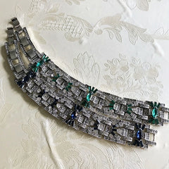 "Majestique" Rhinestones Link Bracelet