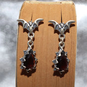 "Itzayana" Bat Earrings width=100 