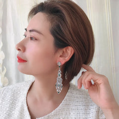 "Eclisette" Art Deco Statement Earrings