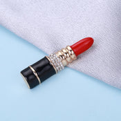 "Gildrienne" Enamel Lipstick Brooch width=100 