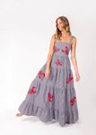 "Avis" Retro Lobster Midi Dress