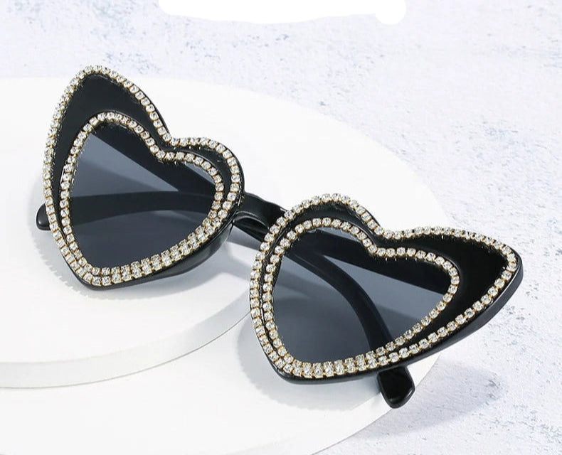 "Wynora" Heart Sunglasses