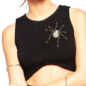 "Arachne" Big Spider Brooch width=100 