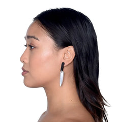 "Gogifu" Acrylic Blade Earrings