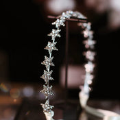 "Radegund" Crystal Star Tiara width=100 