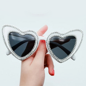 "Wynora" Heart Sunglasses width=100 