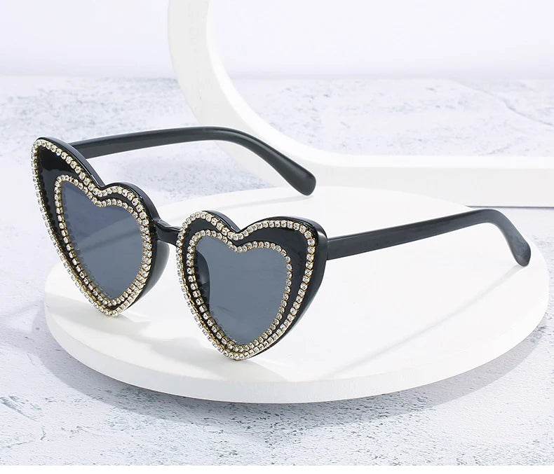 "Wynora" Heart Sunglasses