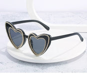 "Wynora" Heart Sunglasses width=100 