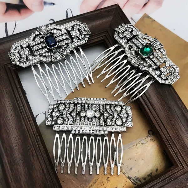"Lumirosa" Rhinestone Hair Clip