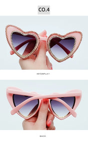 "Wynora" Heart Sunglasses width=100 