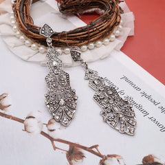 "Eclisette" Art Deco Statement Earrings