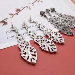 "Eclisette" Art Deco Statement Earrings