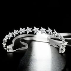 "Radegund" Crystal Star Tiara