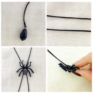 "Rhea" Spiderweb Necklace