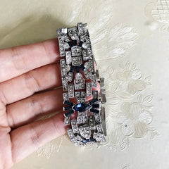 "Majestique" Rhinestones Link Bracelet