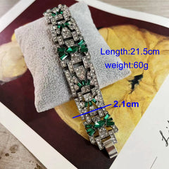 "Majestique" Rhinestones Link Bracelet