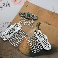 "Lumirosa" Rhinestone Hair Clip