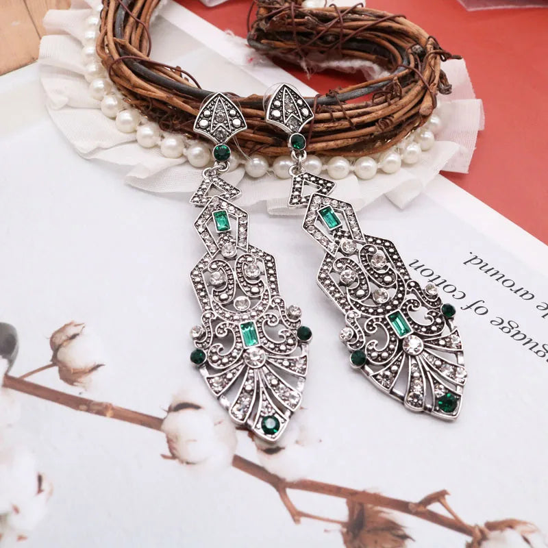 "Eclisette" Art Deco Statement Earrings