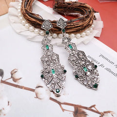 "Eclisette" Art Deco Statement Earrings