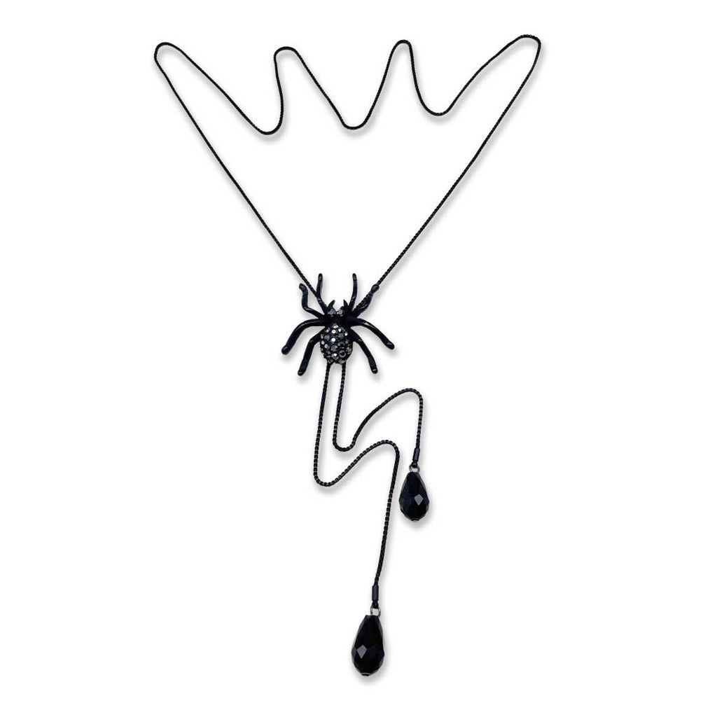"Rhea" Spiderweb Necklace