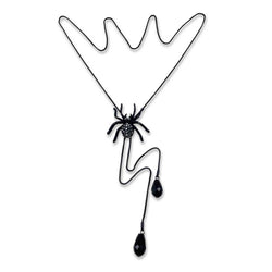 "Rhea" Spiderweb Necklace width=100 