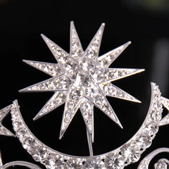 "Minette" Gold Silver Tiara