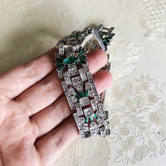 "Majestique" Rhinestones Link Bracelet