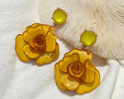 "Zephyrith" Rose Drop Earrings width=100 