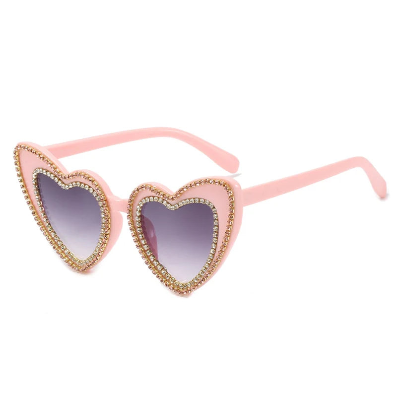 "Wynora" Heart Sunglasses