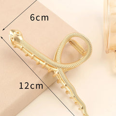 "Dagny" Snake and Ladder Hair Clip