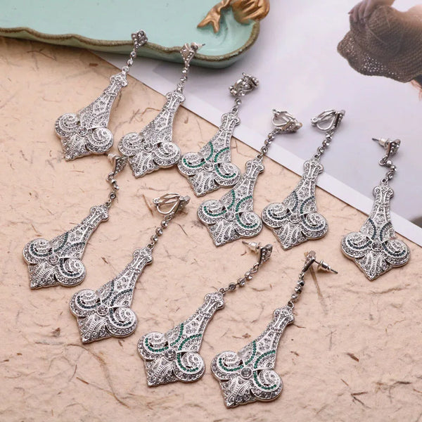 "Faynelle" Art Deco Earrings