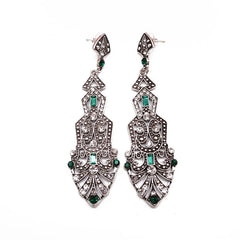 "Eclisette" Art Deco Statement Earrings
